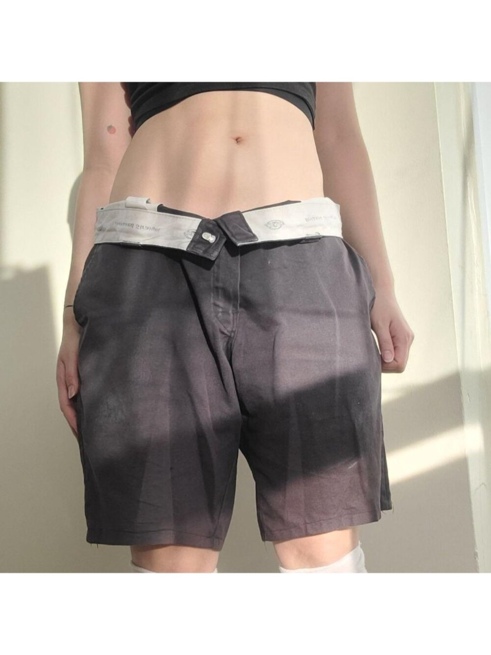 Dickies Solid Black Heavyweight Skater Carpenter Utility Shorts (30)